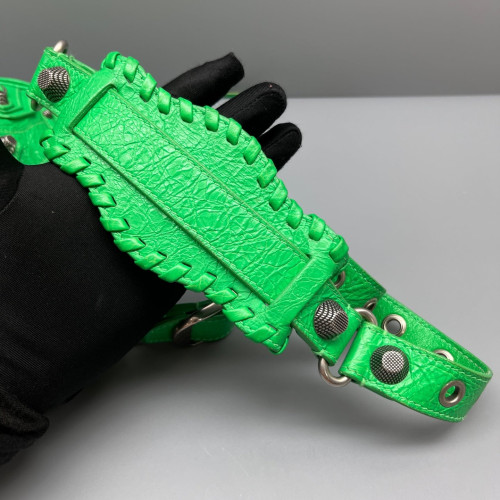 Balenciaga Le Cagole Xs Arena Lambskin Green Balenciaga Le Cagole Xs Arena Lambskin Green