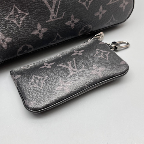 Louis Vuitton Trio Messenger Bag Monogram Black