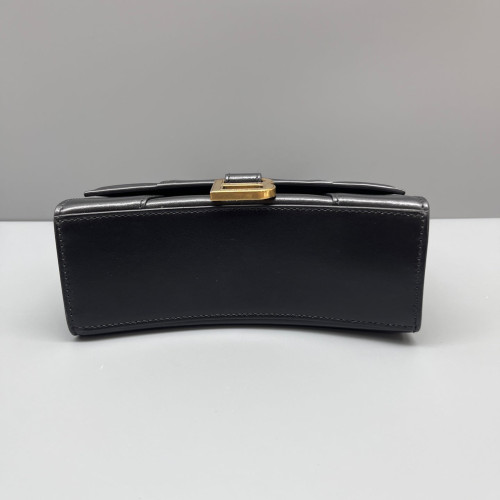 Balenciaga Hourglass Xs Calfskin Black