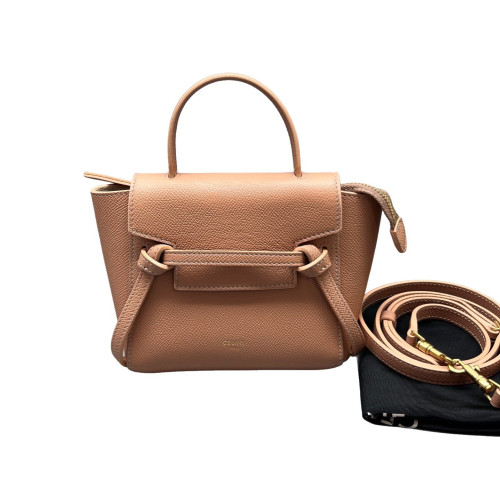 Celine Pico Belt Bag Grained Calfskin Cammeo