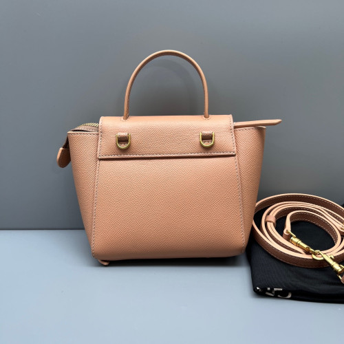 Celine Pico Belt Bag Grained Calfskin Cammeo