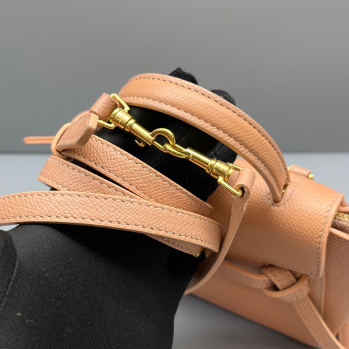 Celine Pico Belt Bag Grained Calfskin Cammeo