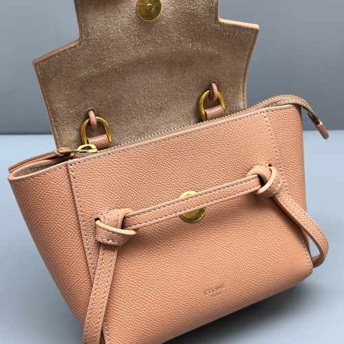 Celine Pico Belt Bag Grained Calfskin Cammeo