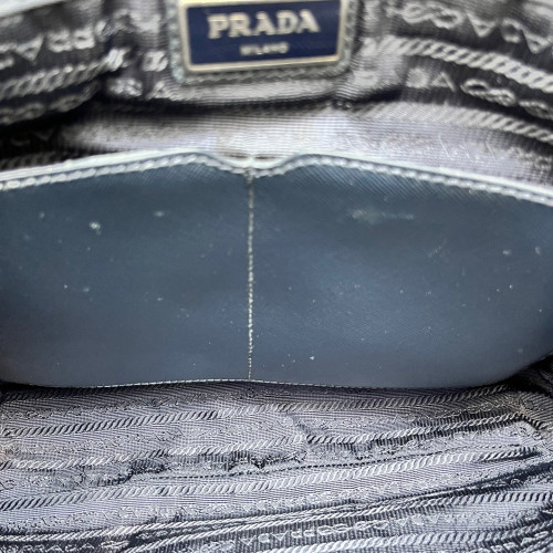 Prada Messenger Nylon Cuir Dark Blue