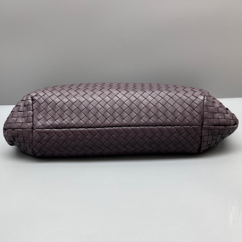 Bottega Veneta Large Cesta Tote Lambskin Intrecciato Nappa Purple