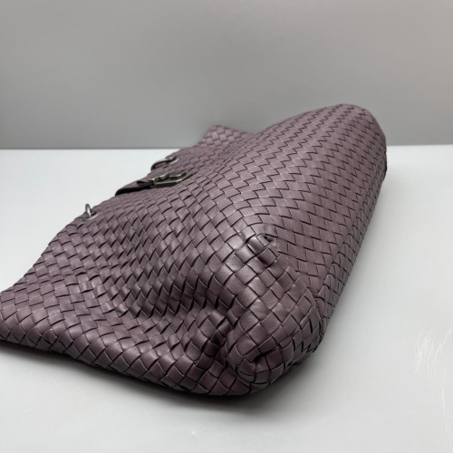 Bottega Veneta Large Cesta Tote Lambskin Intrecciato Nappa Purple