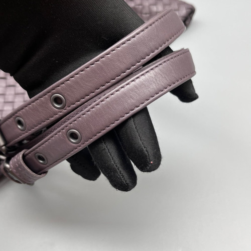 Bottega Veneta Large Cesta Tote Lambskin Intrecciato Nappa Purple