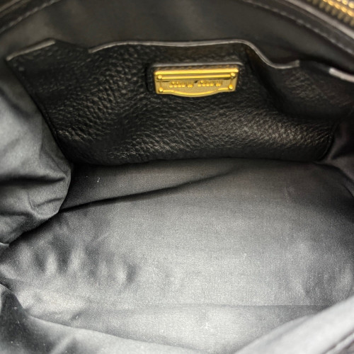 Miu Miu Tote Bag Grained Calfskin Black