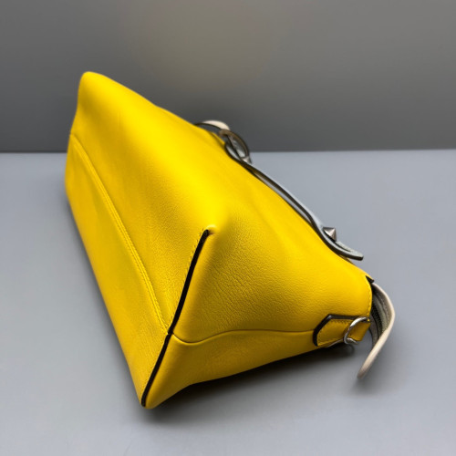 Fendi By The Way Medium Calfskin Yellow Grey Blue