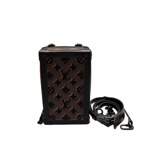 Louis Vuitton Box Bag Monogram Brown Black