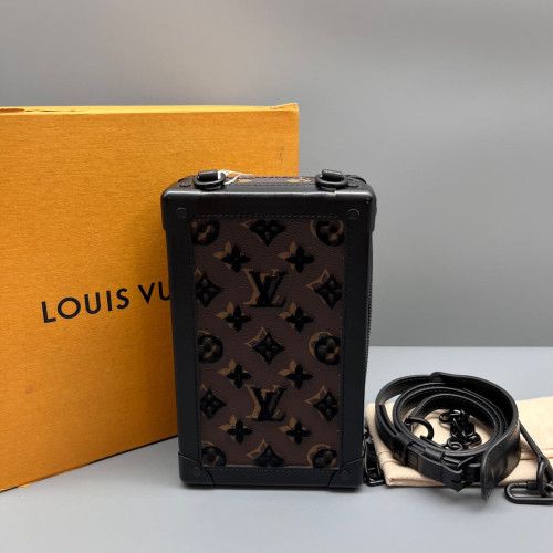 Louis Vuitton Box Bag Monogram Brown Black