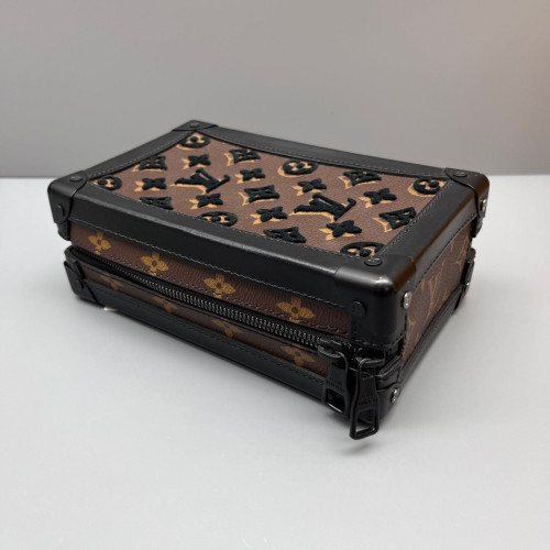 Louis Vuitton Box Bag Monogram Brown Black