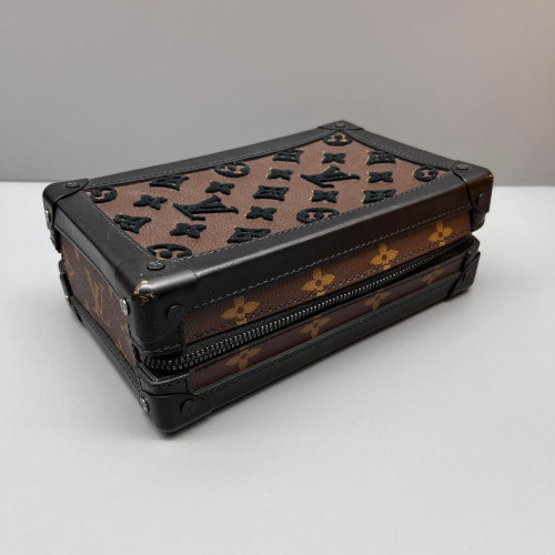 Louis Vuitton Box Bag Monogram Brown Black