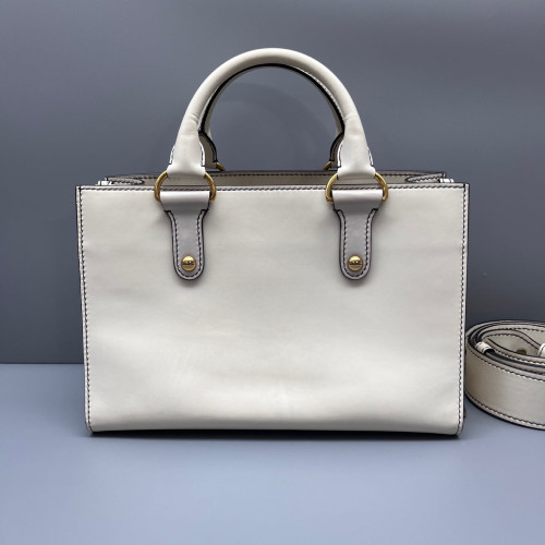 Dior Bee Two-Way Bag Calfskin White