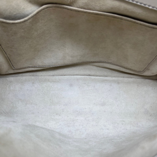 Dior Bee Two-Way Bag Calfskin White