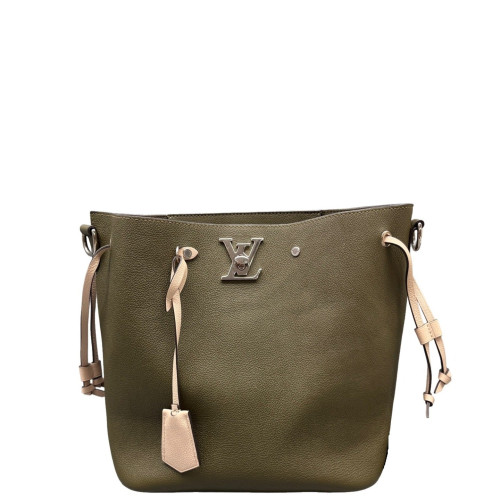 Louis Vuitton Lockme Bucket Calfskin Green
