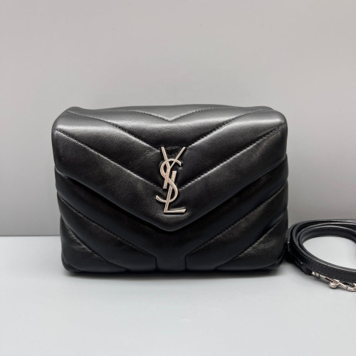 Yves Saint Laurent Flap Bag Soft Calfskin Black