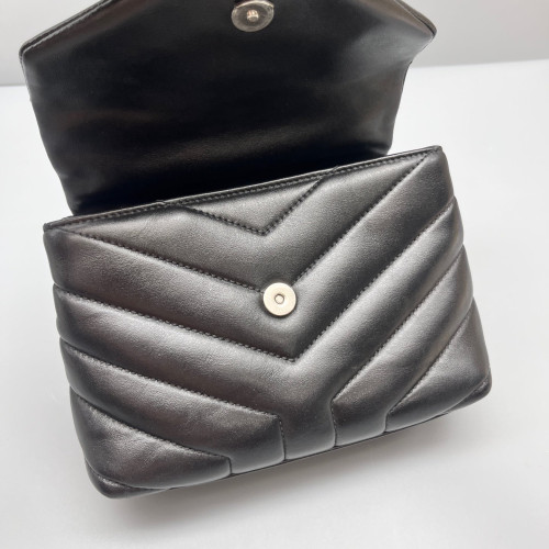 Yves Saint Laurent Flap Bag Soft Calfskin Black