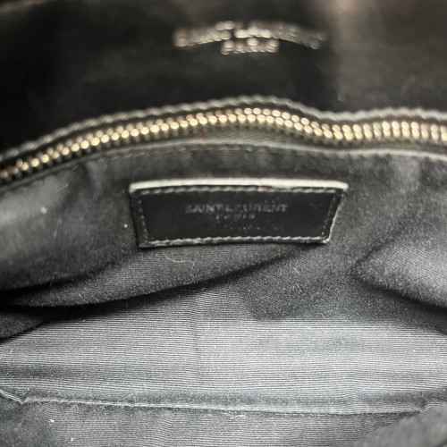 Yves Saint Laurent Flap Bag Soft Calfskin Black