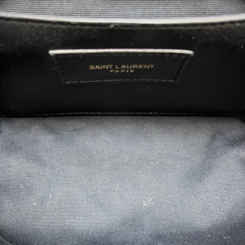 Yves Saint Laurent Mini Nolita Shoulder Bag Calfskin White