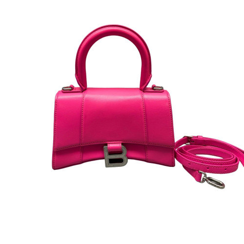Balenciaga Hourglass Xs Calfskin Fuchsia Balenciaga Hourglass Xs Calfskin Fuchsia
