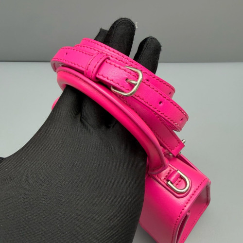 Balenciaga Hourglass Xs Calfskin Fuchsia Balenciaga Hourglass Xs Calfskin Fuchsia
