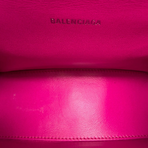 Balenciaga Hourglass Xs Calfskin Fuchsia Balenciaga Hourglass Xs Calfskin Fuchsia