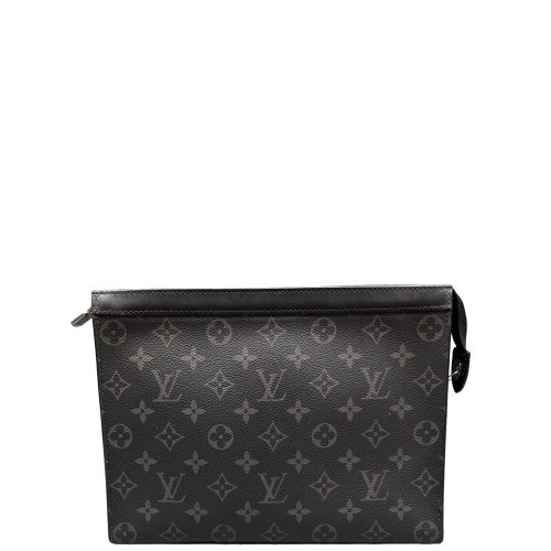 Louis Vuitton Toiletry Pouch 26 Monogram Titanium Monogram Eclipse Black
