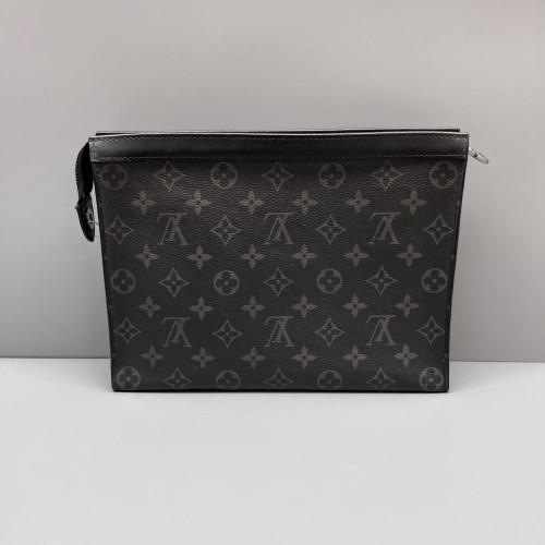 Louis Vuitton Toiletry Pouch 26 Monogram Titanium Monogram Eclipse Black