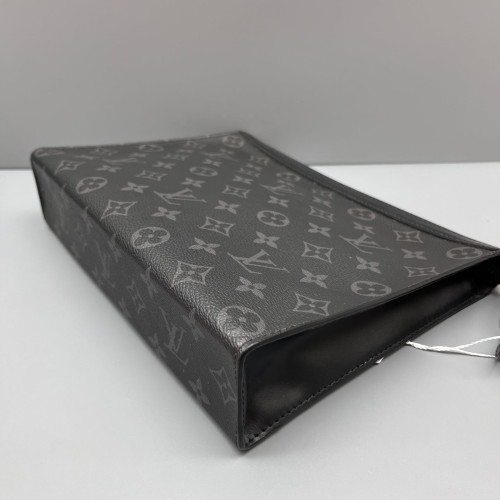 Louis Vuitton Toiletry Pouch 26 Monogram Titanium Monogram Eclipse Black