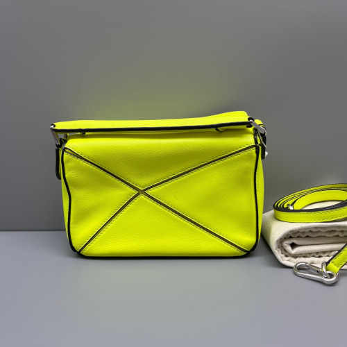 Loewe Mini Puzzle Calfskin Green