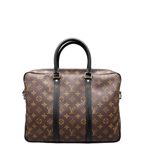 Louis Vuitton Porte Documents Voyage PM Monogram Brown