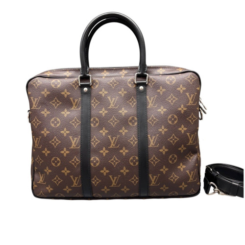 Louis Vuitton Porte Documents Voyage PM Monogram Brown