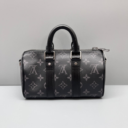 Louis Vuitton Keepall 25 Monogram Eclipse Black