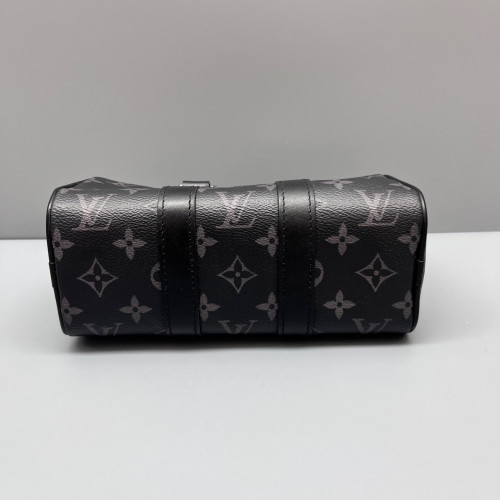 Louis Vuitton Keepall 25 Monogram Eclipse Black
