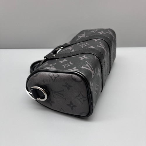 Louis Vuitton Keepall 25 Monogram Eclipse Black