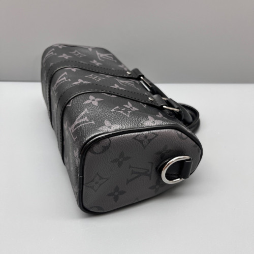 Louis Vuitton Keepall 25 Monogram Eclipse Black
