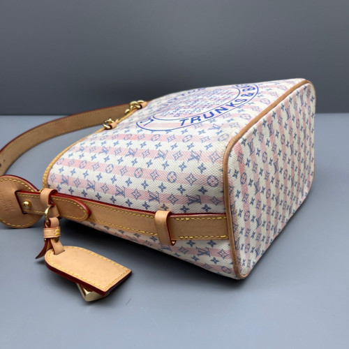 Louis Vuitton All In Bb Monogram Idylle White Pink