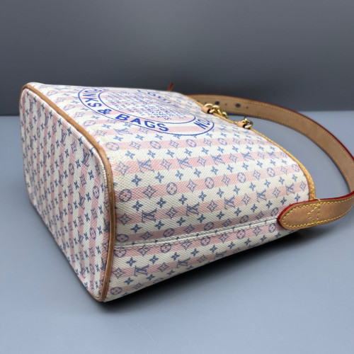 Louis Vuitton All In Bb Monogram Idylle White Pink