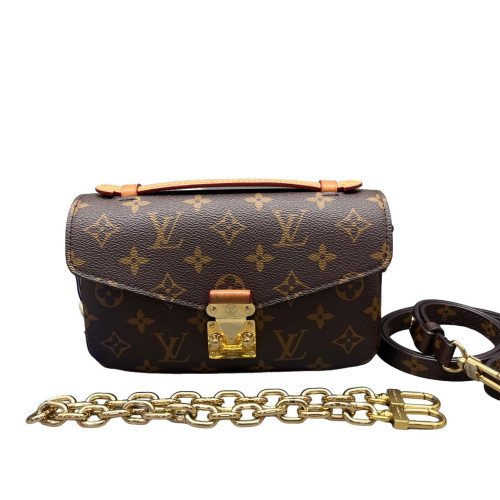 Louis Vuitton Pochette Metis East West Monogram Brown