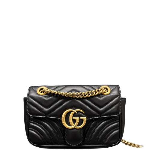 Gucci Mini GG Marmont Calfskin Black Gucci Mini GG Marmont Calfskin Black