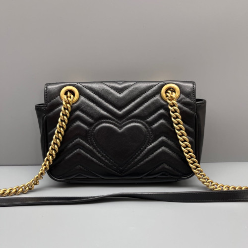 Gucci Mini GG Marmont Calfskin Black Gucci Mini GG Marmont Calfskin Black
