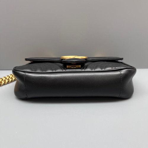 Gucci Mini GG Marmont Calfskin Black Gucci Mini GG Marmont Calfskin Black