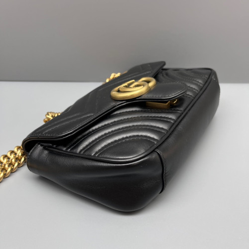 Gucci Mini GG Marmont Calfskin Black Gucci Mini GG Marmont Calfskin Black