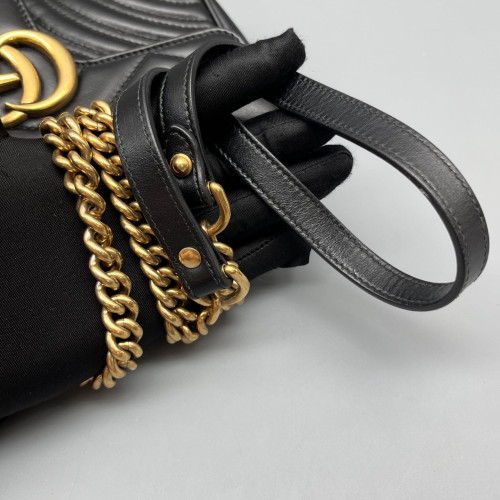 Gucci Mini GG Marmont Calfskin Black Gucci Mini GG Marmont Calfskin Black