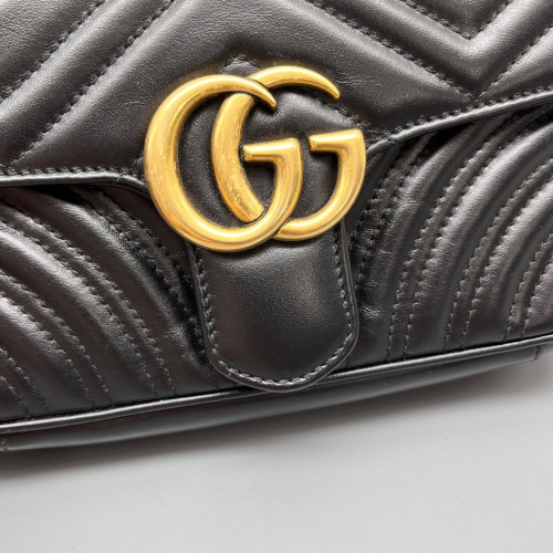Gucci Mini GG Marmont Calfskin Black Gucci Mini GG Marmont Calfskin Black