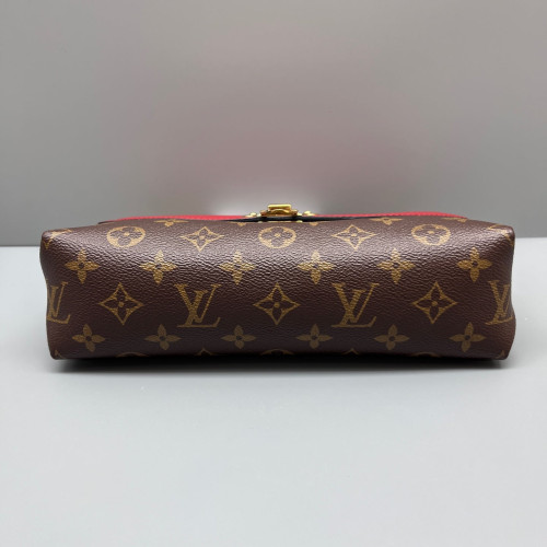 Louis Vuitton Saint Placide Monogram Brown Red