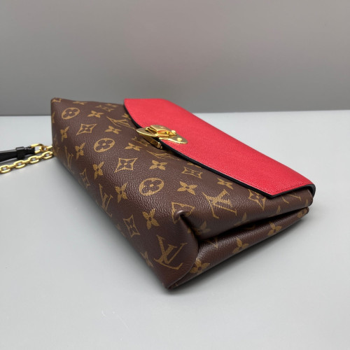 Louis Vuitton Saint Placide Monogram Brown Red