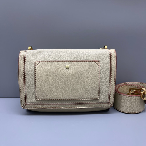 Loewe Medium Barcelona Shoulder Grained Calfskin Beige