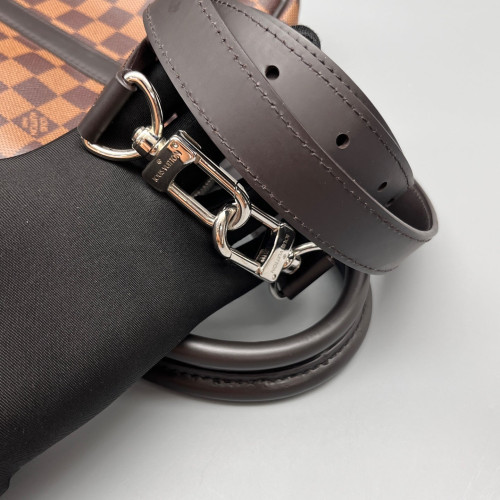 Louis Vuitton Porte Documents Voyage PM Damier Ebene Brown Louis Vuitton Porte Documents Voyage PM Damier Ebene Brown